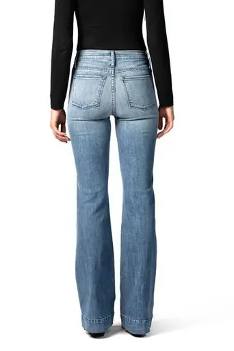 HAALA Denim® Ladies' Vintage Blue/Navy Stitch Bella Trouser Flare Jeans