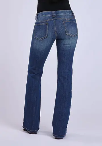 Stetson® Ladies' 816 Medium Wash Yoke Design Boot Cut Jeans - Brands