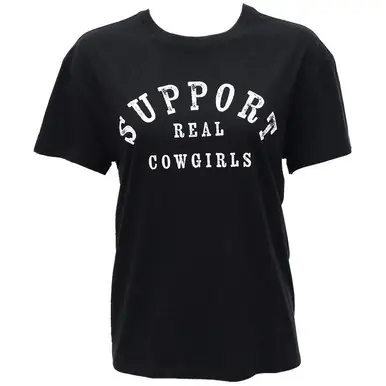 Hooey® Ladies' S/S Black Support RLAG T-Shirt