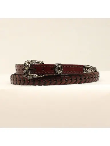 Twister® 3/8" Laced Smooth Tab 3-piece Buckle Hatband
