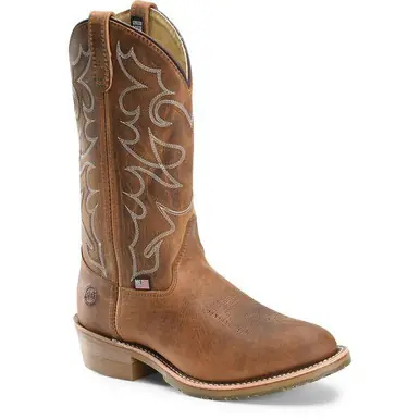 SALE Double H® Men's Dylan Brown 12" I.C.E. Work Boots - Sale Barn