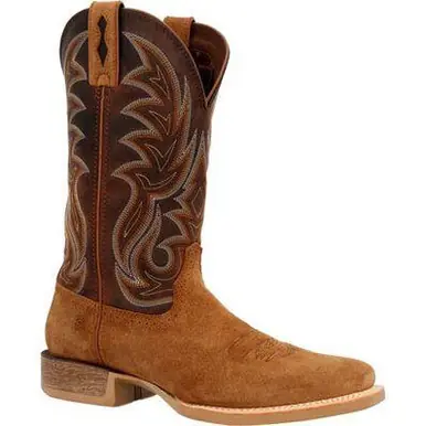 SALE Durango® Men's Rebel Pro™ 12" Brown Roughout Cutter Toe Boots - Sale Barn