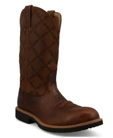 SALE Twisted X® Men's Brown 12"Tech X Round Toe Boots - Sale Barn