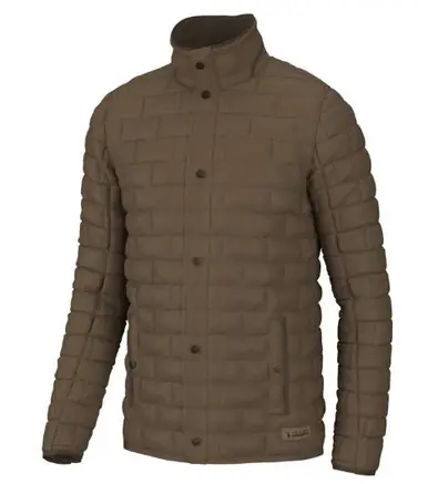 Local Boy® Men's Mocha Brick Quilted Jacket - Mens