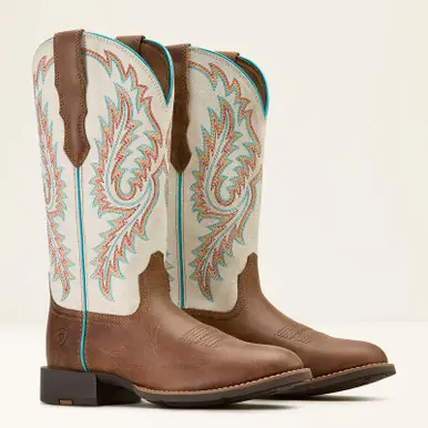 Ariat® Ladies' Sandstorm/Ivory Round Up Boots - Brands