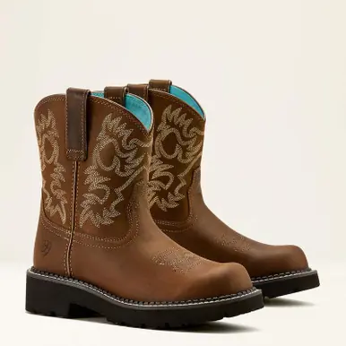 Ariat® Ladies' Sassy Brown Fatbaby Western Boots - Brands