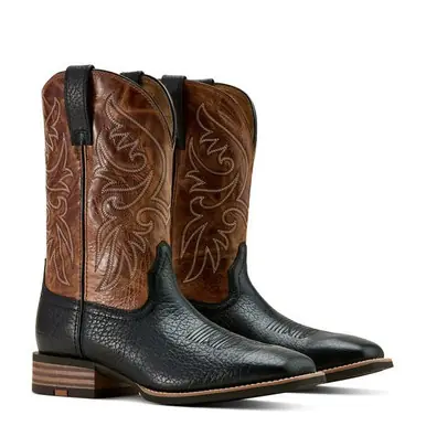 Ariat® Men's Black/Brown Slingshot Square Toe Boots - Brands