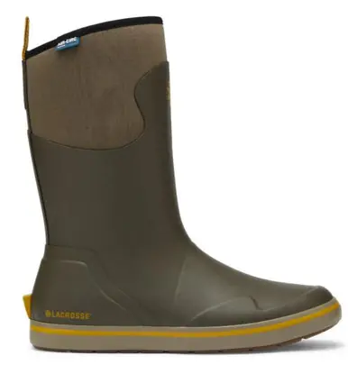 LaCrosse® Men's Major Brown 12" Alpha Deck Boots - Footwear