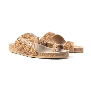 Myra® Ladies' Beige Eastward Winds Sandals - Footwear