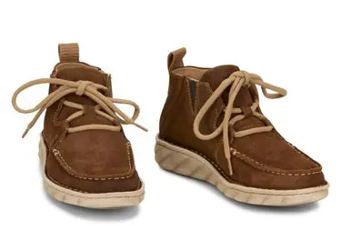 Tony Lama® Men's Estancia Chocolate Brown Moc Toe Lace-Up Casual Shoes