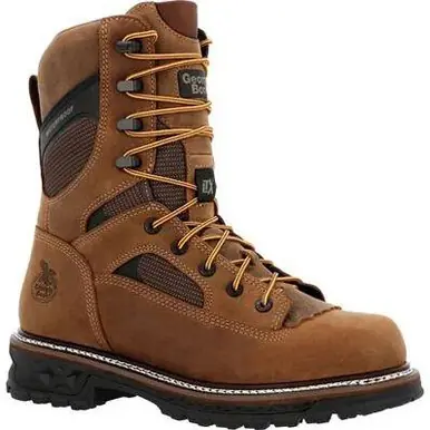 Georgia Boot® Men's LTX Logger 9" Composite Toe WP Work Boots - Footwear