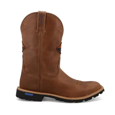 Twisted X® Men's Ginger Brown 11" Tech X™ Narrow Square Toe Boots - Brands