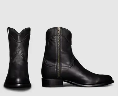 Tecovas® Men's Dean Midnight Round Toe 8" Zip Boots - Footwear