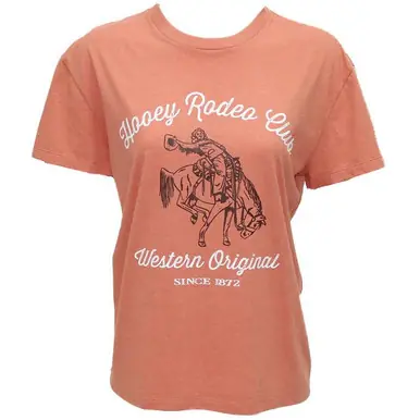 Hooey® Ladies' S/S Terracotta Rodeo Club T-Shirt