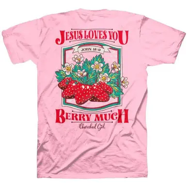 Cherished Girl® Ladies' S/S Pink Berry Much T-Shirt