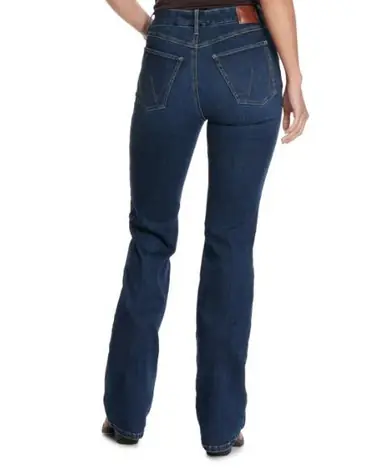 Wrangler® Ladies' Dark Stonewash Bespoke HR Boot Cut Jeans - Brands