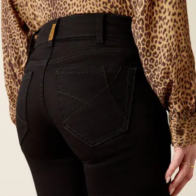 Ariat® Ladies' Black PR Ella Boot Cut Jeans - Brands