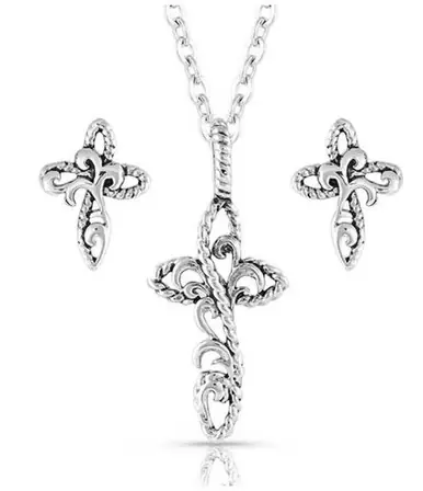 Montana Silversmiths® Growing Faith Cross Set - Accessories