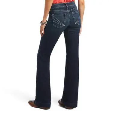 Ariat® Ladies' Aisha Perfect Rise Wide Leg Trouser Jeans