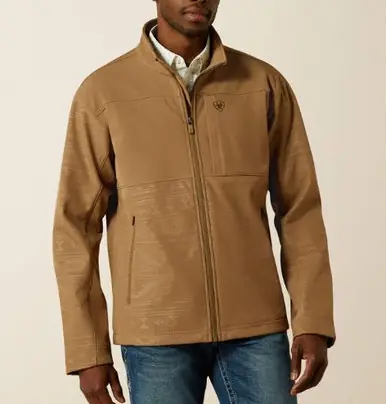 Ariat® Men's Khaki Southwest Vernon Softshell Jacket - Brands