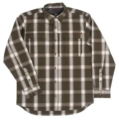 Ag-Gear® Men's L/S Moss Plaid Haybaler Button Shirt