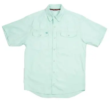 Ag-Gear® Men's S/S Stockyard Solid Color Snap Shirt