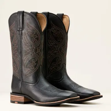 Ariat® Men's Black Ricochet Square Toe Boots - Brands