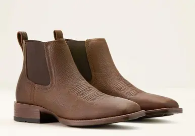 Ariat® Men's Brown Oiled Rowdy Booker Ultra Short Boots - Brands