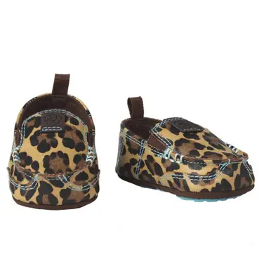 Ariat® Infant Lil' Stompers Natalie Leopard Print Cruisers - Brands