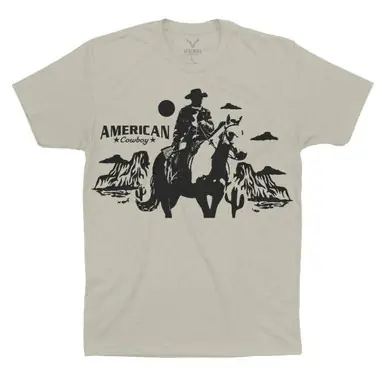 Vexil® Men's S/S Sand American Cowboy T-Shirt
