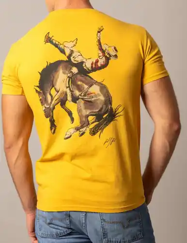 Kimes Ranch® Men's Yellow Ochre S/S Winning Ride RP T-Shirt