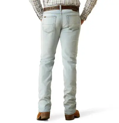 Ariat® Men's Light Wash M7 Grizzly Slim Leg Jeans in Leland - Brands