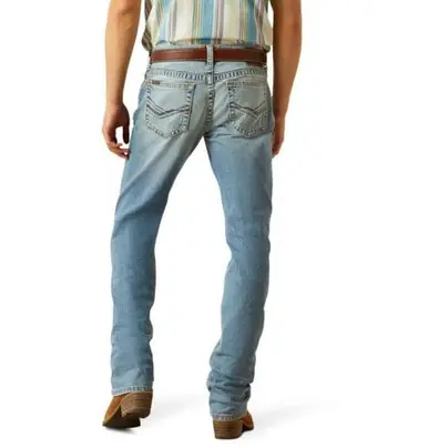 Ariat® Men's Light Wash M7 Slim Tustin Straight Leg Jeans in Cade - Brands