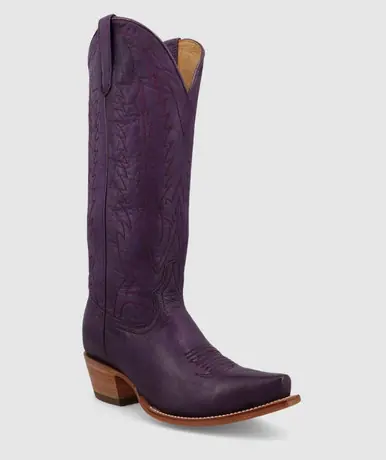 Black Star® Ladies' Victoria 15" Plum Snip Toe Boots - Footwear