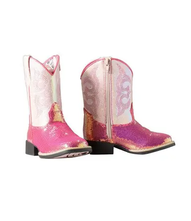 Twister® Toddler Krissy Hot Pink Sequin Boots - Footwear