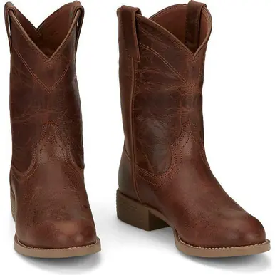 Justin® Men's Kilgore Hickory Brown 10" Stampede Ropers - Brands