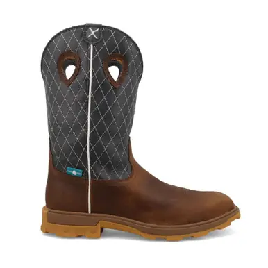 Twisted X® Men's Brown/Slate 12" Ultralite X™ Work Boots - Brands