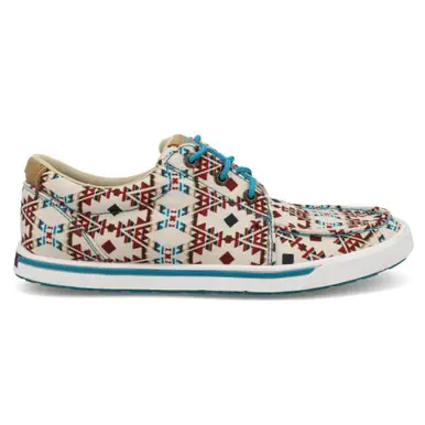 Twisted X® Ladies' Hooey® Beige/Multi Aztec Lopers - Brands