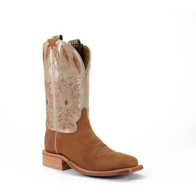 Hyer Boots® Ladies' Mulberry 11" Clay/Sand Square Toe Boots - Footwear