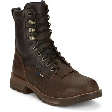 Tony Lama® Men's High Plains 8" Waterproof Comp Toe Laceup Boots - Brands