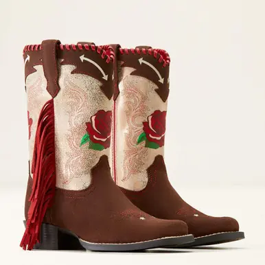 Ariat® Kids' Futurity Fringe Rodeo Quincy Boots - Footwear