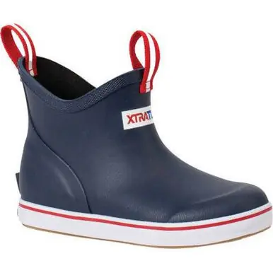 XTRATUF® Youth Navy Ankle Deck Boots - Footwear