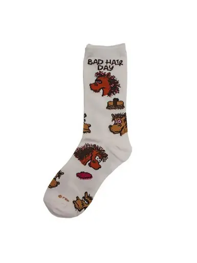Austin Accent® Youth Bad Hair Day Socks - Footwear