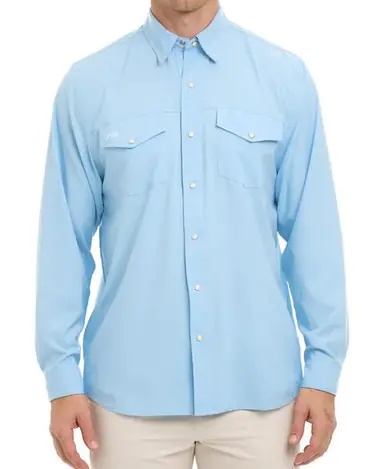 GameGuard® Men's L/S Stockyard Pearl Snap Shirt - Mens