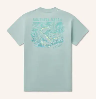 Southern Marsh® Men's S/S Seafoam Tail Time T-Shirt
