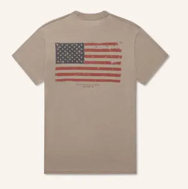 Southern Marsh® Men's S/S Seawash™ Vintage Flag T-Shirt