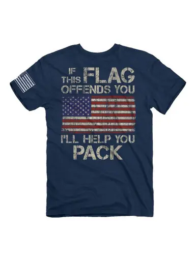 Buck Wear® Men's S/S Navy Pack It T-Shirt