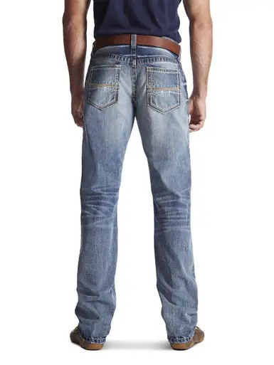 Ariat® Men's M4 Coltrane Light Wash Boot Cut Jeans - Mens
