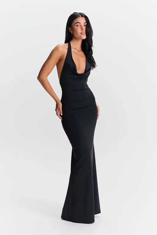 Harper Dress Black - Sasha Therese