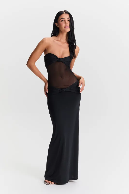 Amara Maxi Dress Black - Sasha Therese